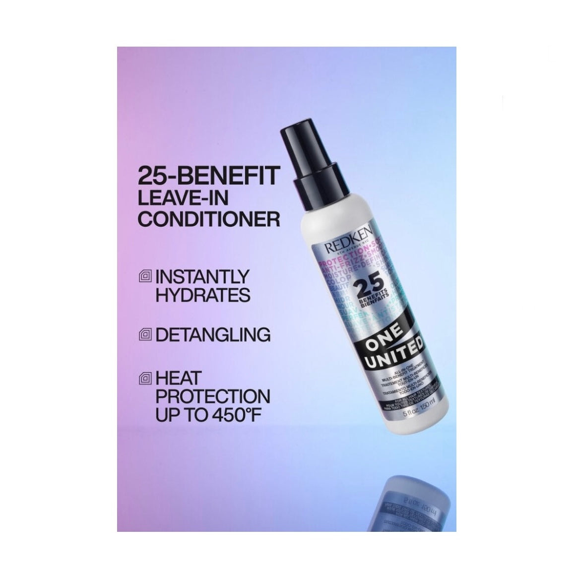 REDKEN ONE UNITED ALL-IN-ONE MULTI BENEFIT LEAVE-IN CONDITIONER